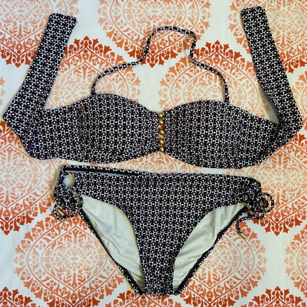 La Blanca Bandeau Bikini Bathing Suit Size - 6